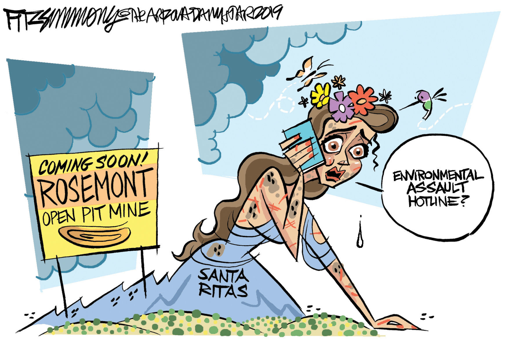Daily Fitz Cartoon: Santa Ritas